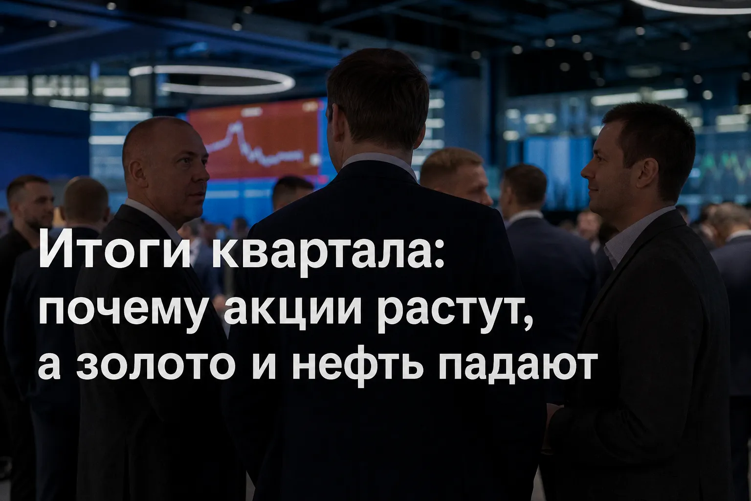 Итоги квартала: почему акции растут, а золото и нефть падают