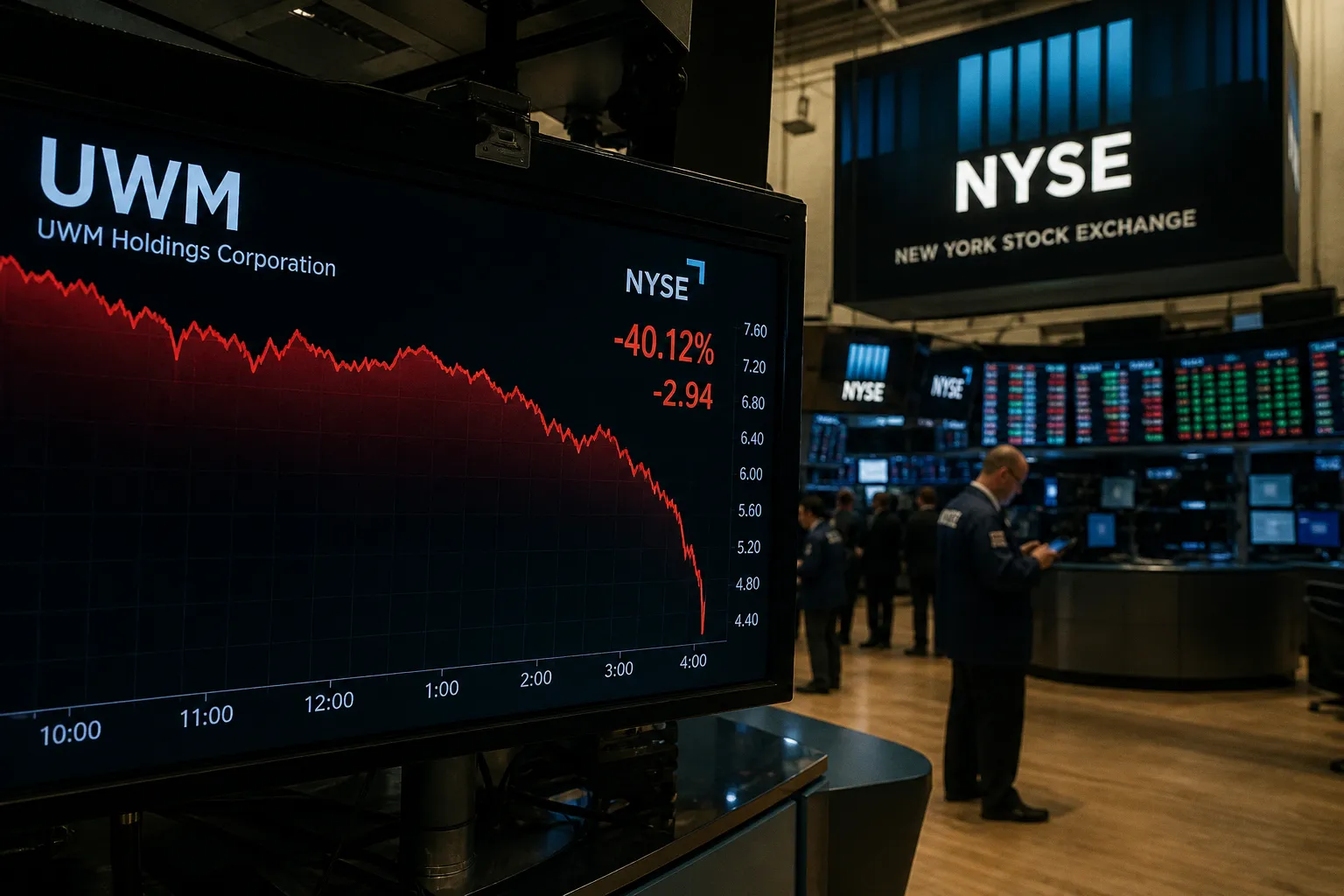 Почему акции UWM обвалились на 40% после отмены дивидендов