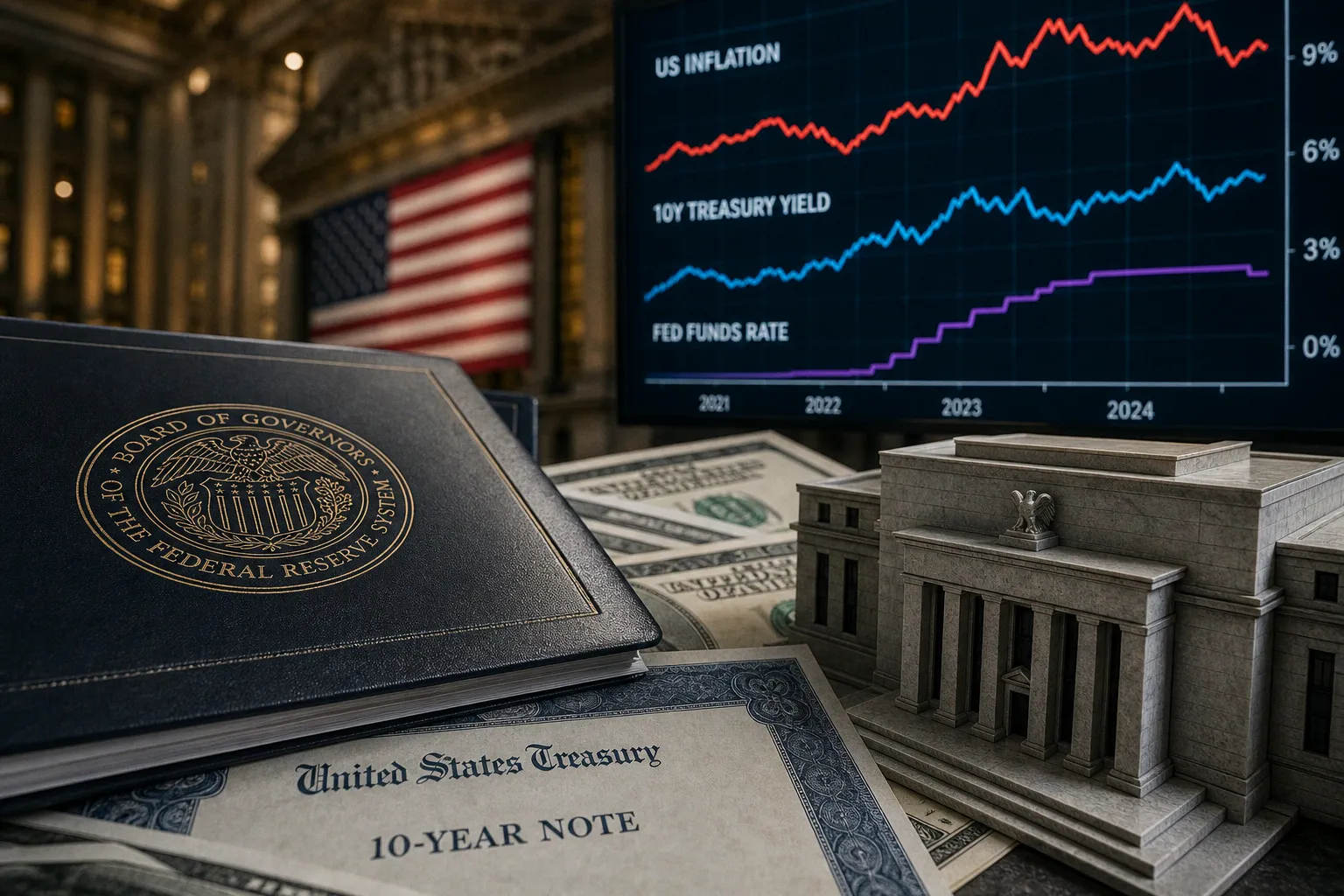 Влияние инфляции в США на доходность активов и ставки ФРС